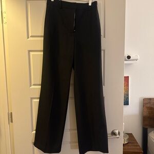 Aritzia Black Wide-Leg Trousers